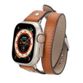 Basin Double Tour Leather Bands for Apple Watch 9, Ultra 2 and SE - USMW0340 DC-TORONATA