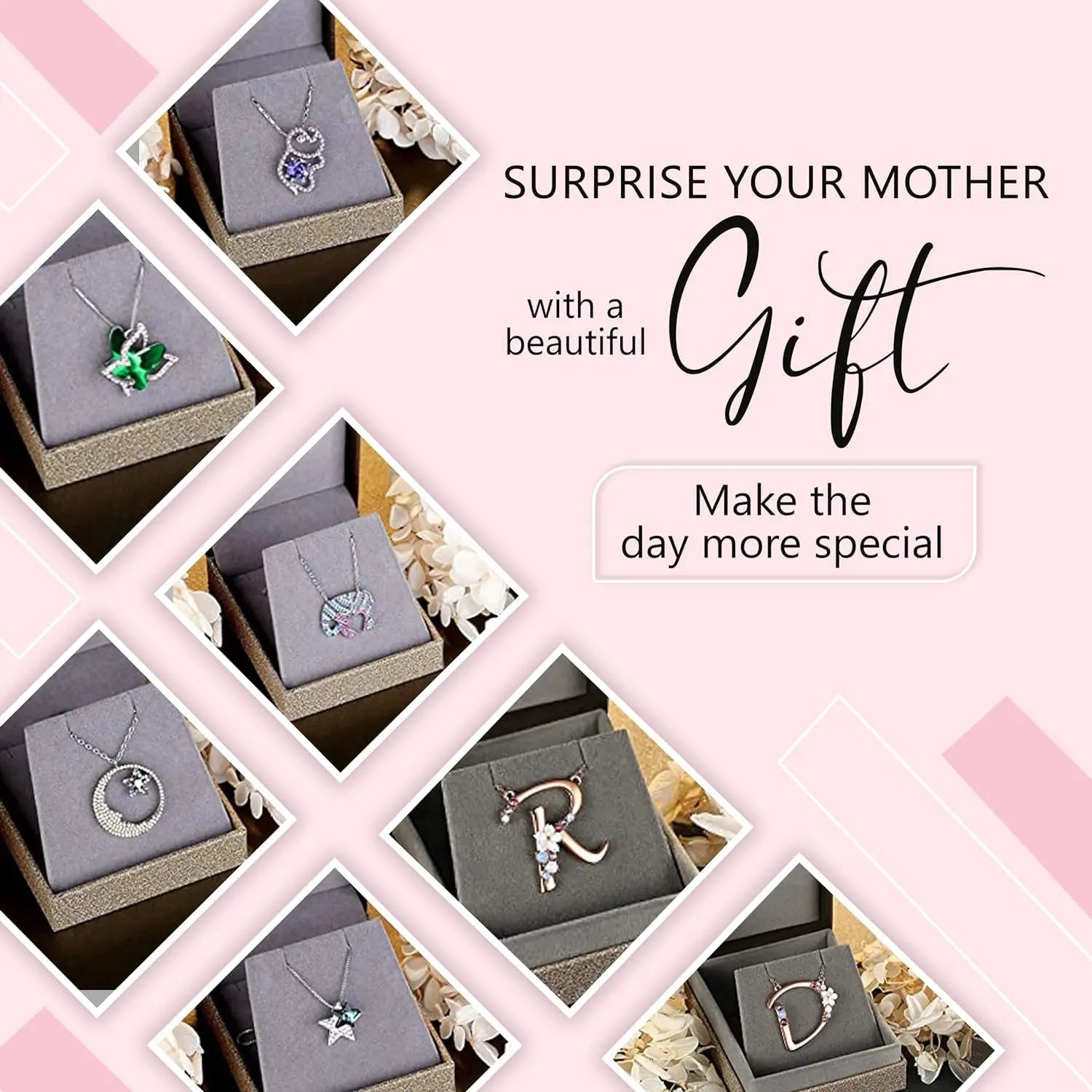 Gift Butterfly Birthstone Crystal Necklace, Silver Tone with 18â€+2â€ Chain, Necklace for Motherâ€™S Day Anniversary Birthday Gifts for Women and Daughter