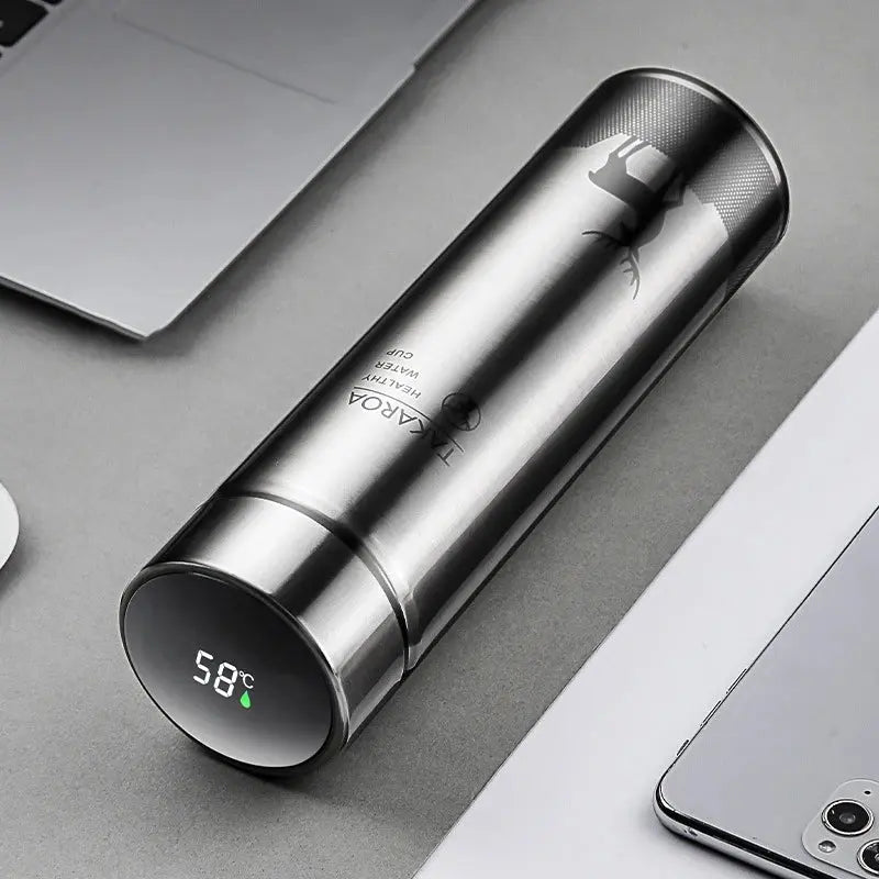 Thermos Water Bottle with Temp Display Vacuum Flasks 500ml - USMWB-021 US-GiftStore-4U