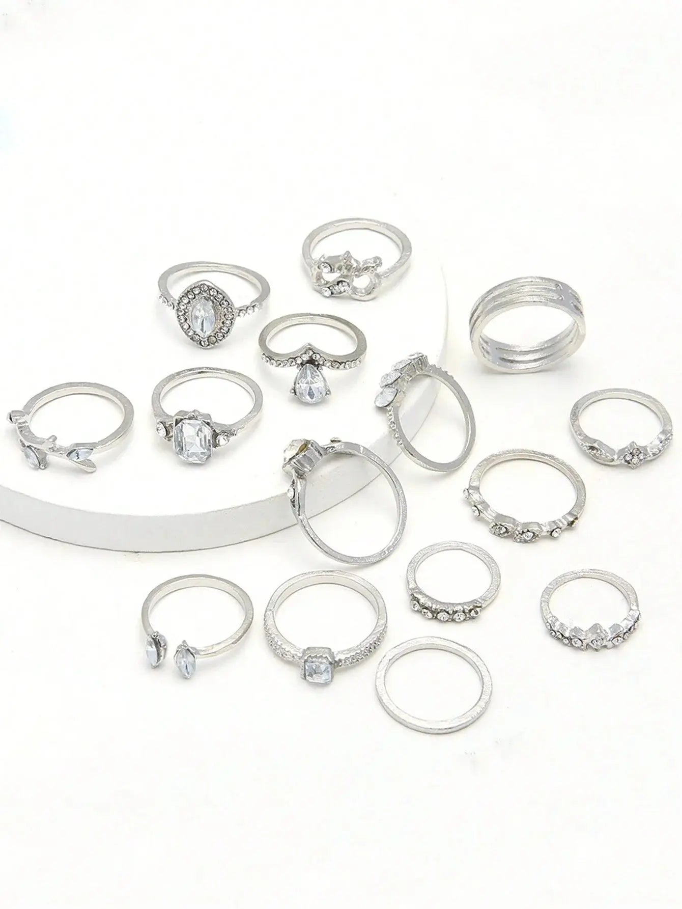 Vintage Rhinestone Knuckle Ring Set - USM002 US-GiftStore-4U