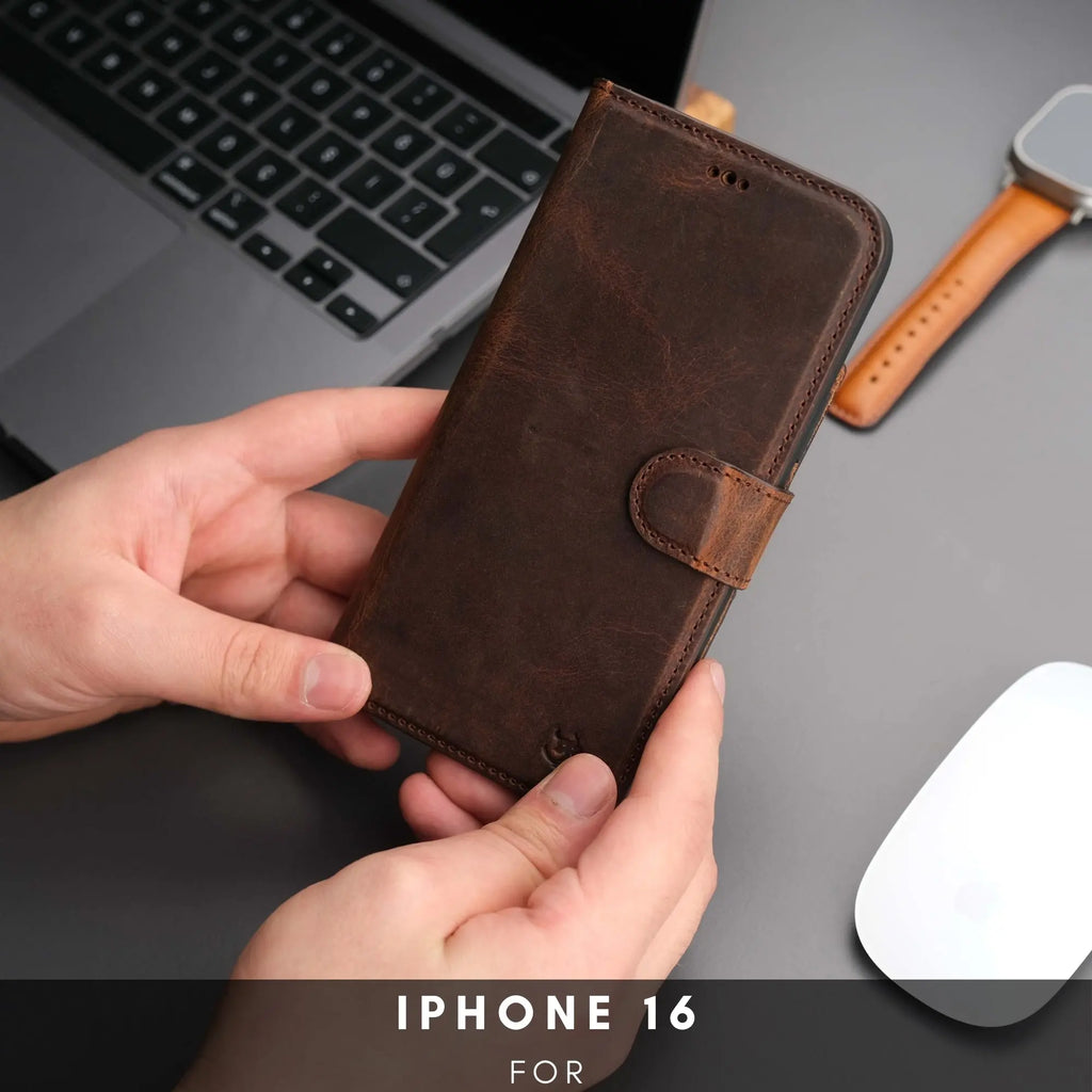 Casper iPhone 16 Wallet Case Leather MagSafe - USMOD0343 DC-TORONATA