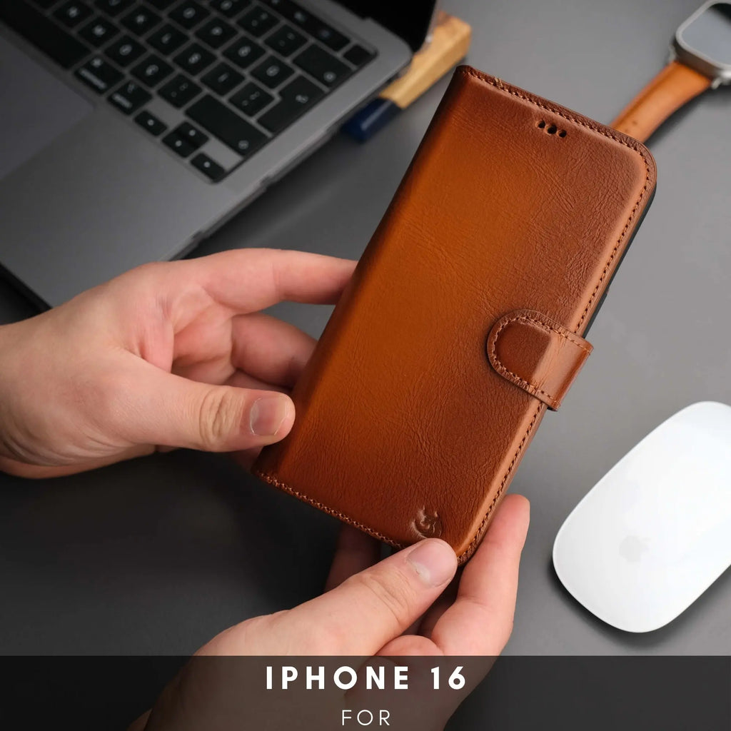 Casper iPhone 16 Wallet Case Leather MagSafe - USMOD0343 DC-TORONATA