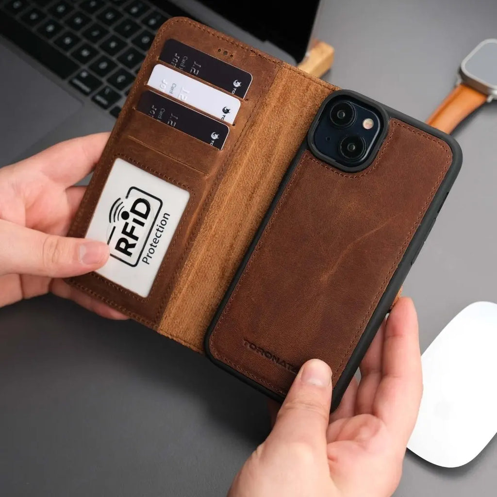 Casper iPhone 16 Wallet Case Leather MagSafe - USMOD0343 DC-TORONATA