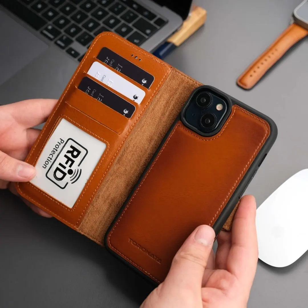 Casper iPhone 16 Wallet Case Leather MagSafe - USMOD0343 DC-TORONATA