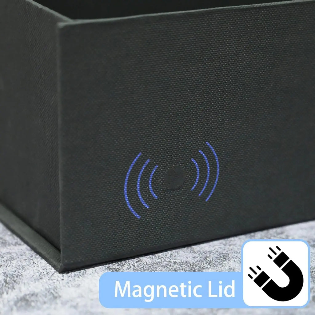 Gift Box 13.5''X10''X4'' Large Black Gifts Boxes with Magnetic Lids Luxury Gift Box for Groomsman Proposal Gifts Contains Card, Ribbon, Filler Birthday
