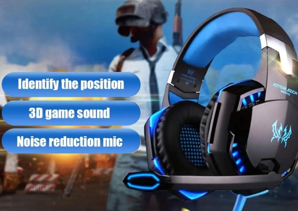 Ninja Dragon G9300 LED Gaming Headset with Microphone - USMMA094 Yellow Pandora