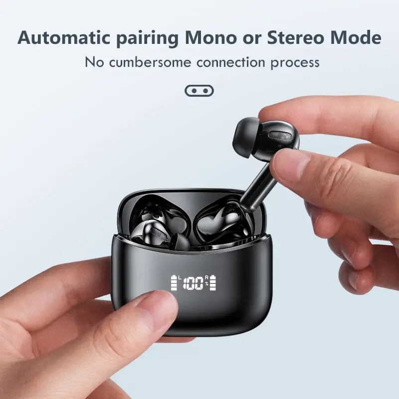 LED TWS Earbuds Bluetooth 5.0 Earphones for Huawei iPhone - USMMA0104 Teal Simba