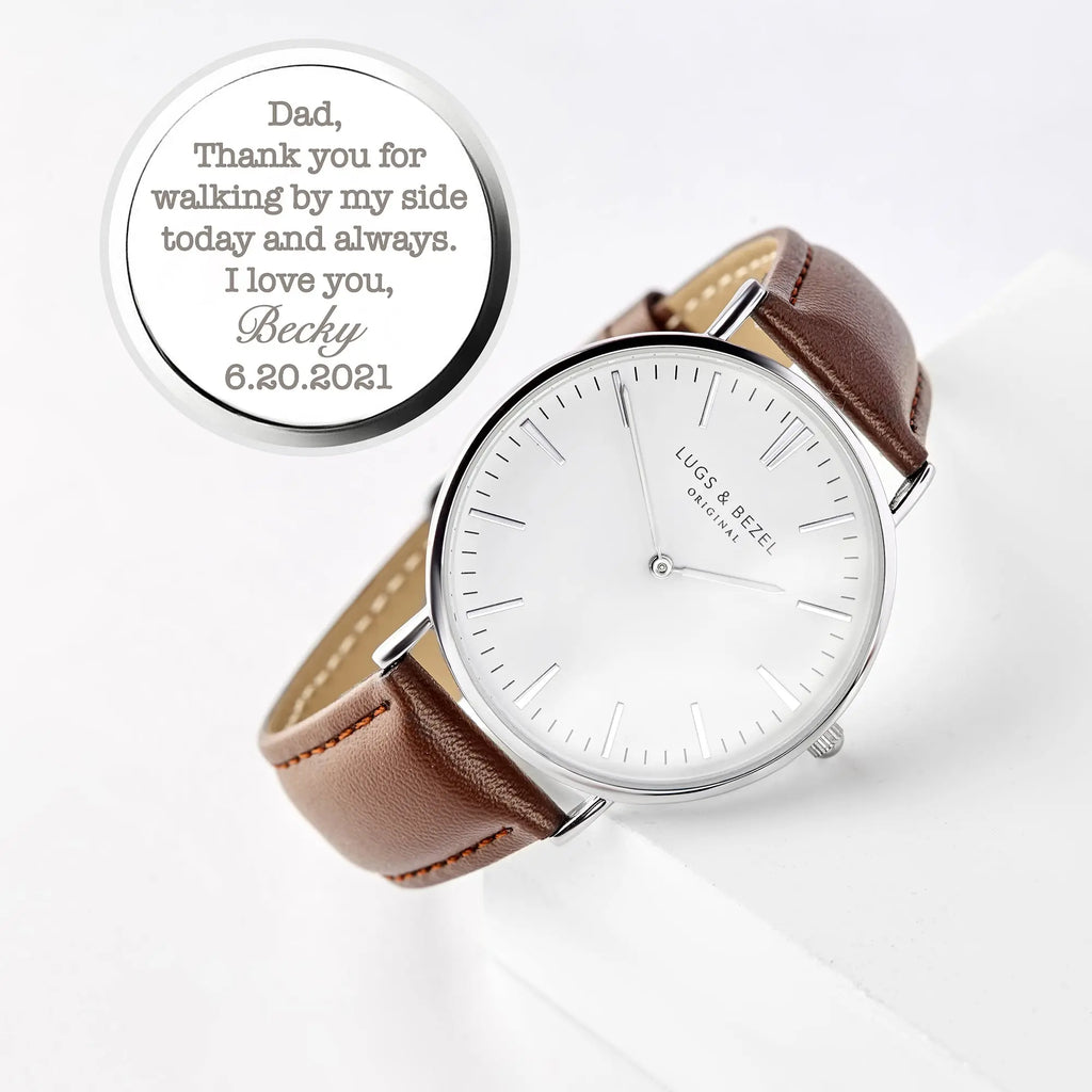 Personalized Men's Watch, Engraved Watch Gift - USMW071 Green Millie