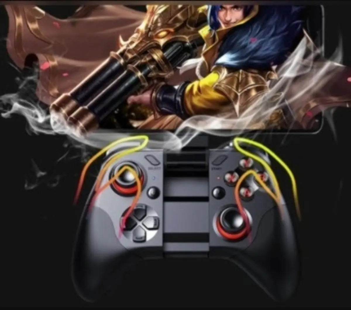 Dragon VR Gaming 3D Stereo Headset with Bluetooth Gaming Controller - USMMA0100 Yellow Pandora
