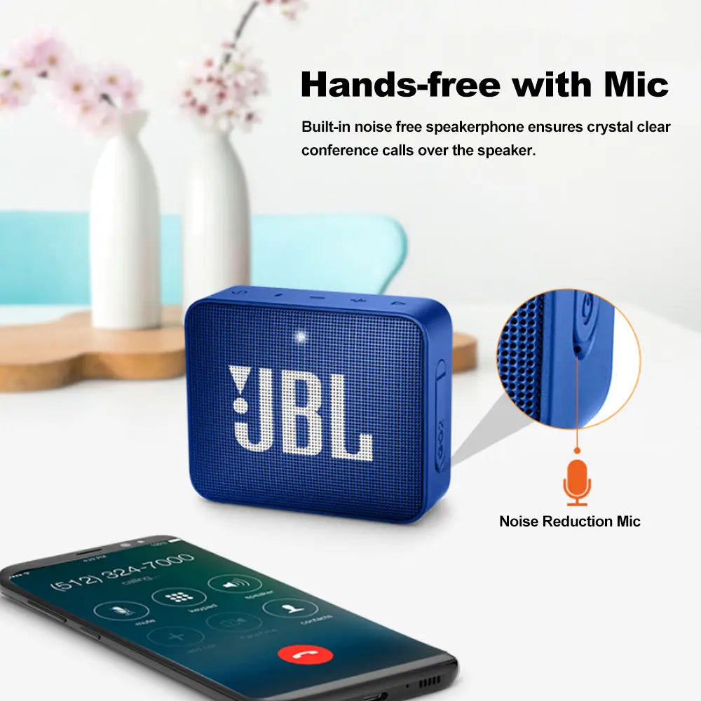 JBL GO-2 Wireless Bluetooth Speaker IPX7 Waterproof with Mic - USMAM0102 Teal Simba