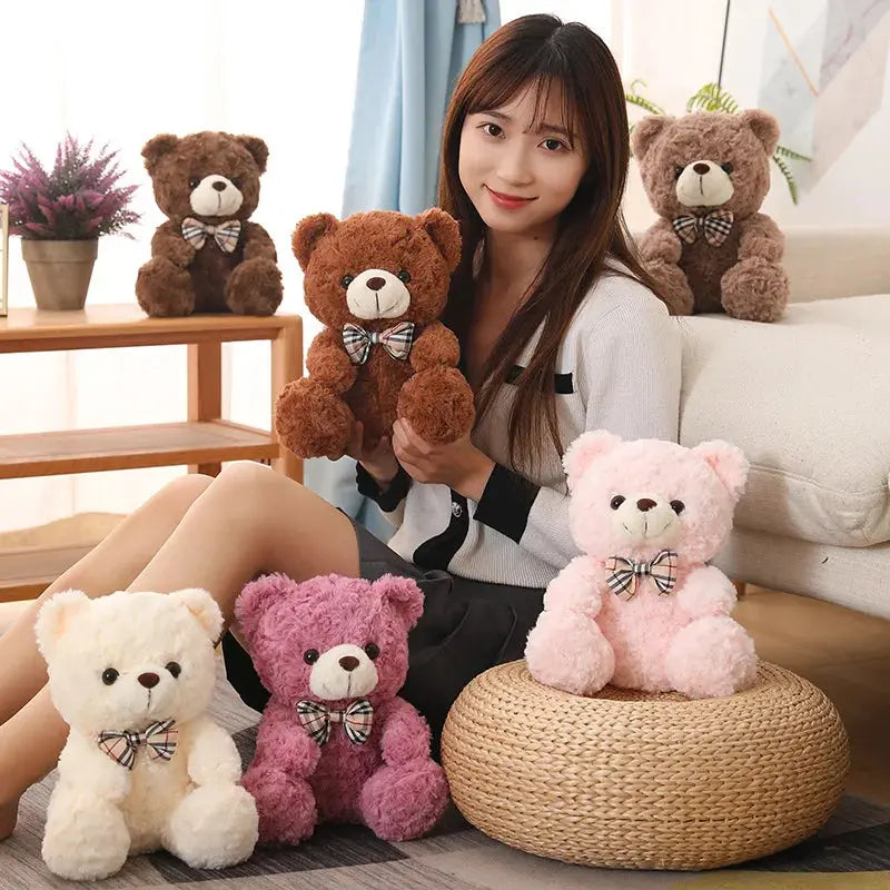 Kawaii Teddy Bear Plush Pillow Toys 25/35CM - USM004 US-GiftStore-4U