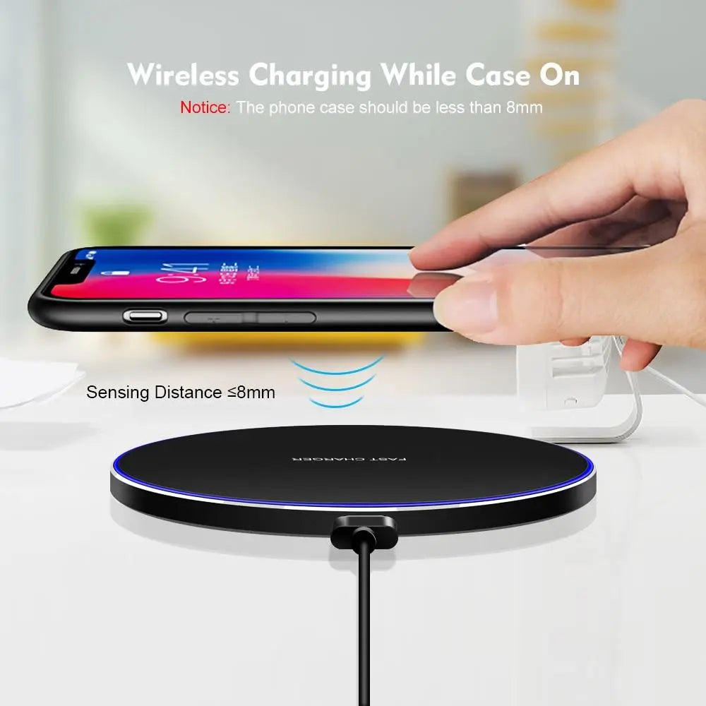 Dragon W9 30W Wireless Charging Pad - USMMA092 Yellow Pandora