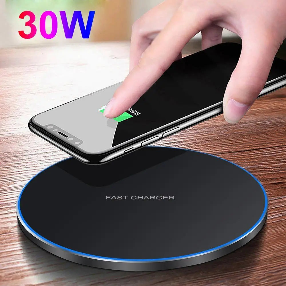Dragon W9 30W Wireless Charging Pad - USMMA092 Yellow Pandora